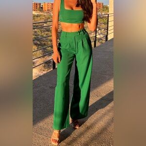 Two piece green set